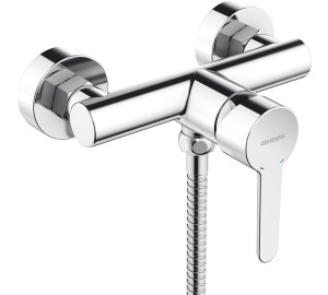 Single lever shower mixer with kit